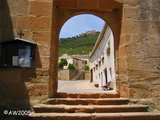 06 bij het kruis van Villamayor de Monjardin kasteelberg