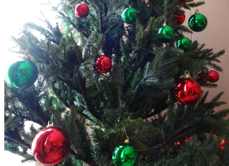 Kerstboom, detail