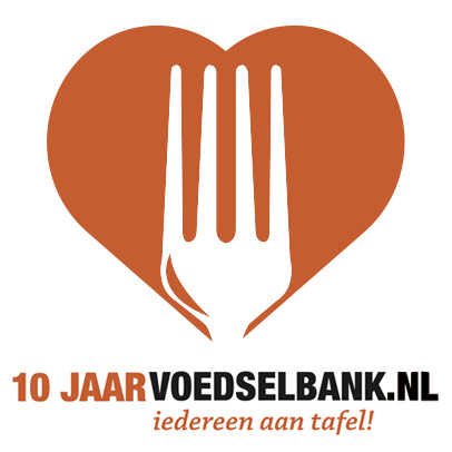 Logo 10 jaar Voedselbank