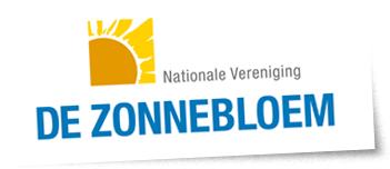 Het logo van Stichting de Zonnebloem