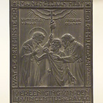 Model van plaquette met "Vereeniging van den H. Vincentius v. Paolo te 's Gravenhage"