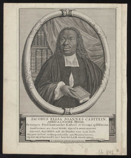 Portret van predikant Jacobus Elisa Johannes Capitein